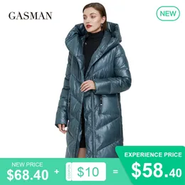 Gasman Plus Size Fashion Brand Down Parka Женская зимняя куртка Outwear Одежда Женская одежда женская толстая куртка 206 201019