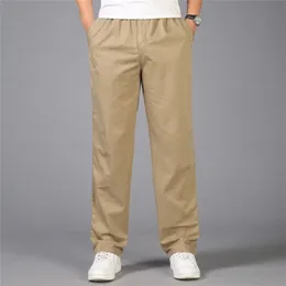 Männer Hosen Mode Sommer Männer Casual Baumwolle Lange Gerade Jogger Männliche Passform Plus Größe M 6XL Luxus Business Hosen homme 220826