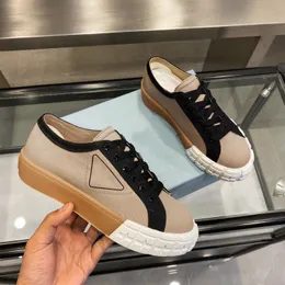 prad shoesPrad 2022 Luxury Sneakers Wheel Cassetta Flat Shoes Women High Top Fabric Runner Trainers Low Top Casual Canvas Stitching Lerren Trainer BWOP P8JH