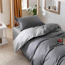 Estudiante de ropa de cama Conjunto de tres piezas de tres piezas Cubierta de edredón de dormitorios de una sola cama