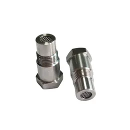 Skyddsskal M18x1.5 rostfritt stål Car O2 Oxygen Sensor Extension Spacer med metallnät