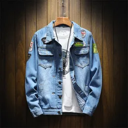 Qnpqyx męskie kurtki mężczyźni High Quality Man Vintage Jean Jacket Streetwear Chaqueta Hombre Mens Denim plus size płaszcz 5xl Casual Bomber