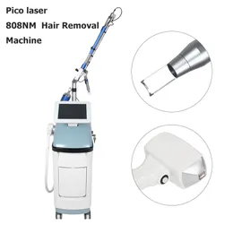 Approvato CE 2000w Professional Pico Second Laser Tattoo Removal 808NM Diodo Laser Hair Removal Engraving Salon Machine 2 anni di garanzia