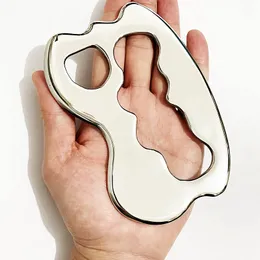 Gua sha de aço inoxidável para terapia de mobilização de tecidos macios IASTM Metal Guasha Board Ferramentas de massagem para raspagem muscular