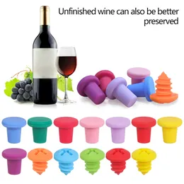 Silicone Wine Beer Bottle Stopper Champagne Drink Sealer Plug Bar Seal Reusable Outlet Cap Kitchen Accessories