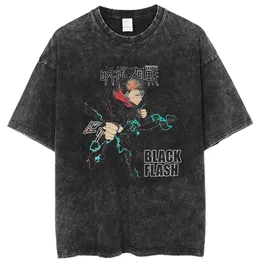 Anime jujutsu kaisen graficzne thirt men harajuku hip hop vintage myjone tshirty dla mężczyzn ponadgabarości 100% bawełniany T-shirt 220707