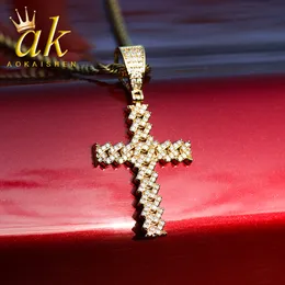 Iced Out Cross Necklace for Women Dropshipping 2022 Best Selling Items