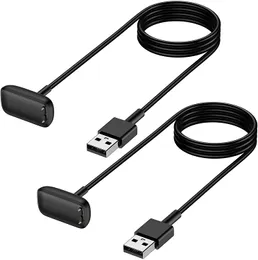 2Pack Ładowarka Kabel kompatybilny z Fitbit Luxe Charge 5 Szybkie ulepszenie mocnego zamiennika magnesu o długości 3,3 stóp