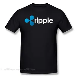 Camisetas masculinas roupas de alta qualidade XRP Ripple Coin criptomoeda camiseta moda manga curta para homens camisa adulto