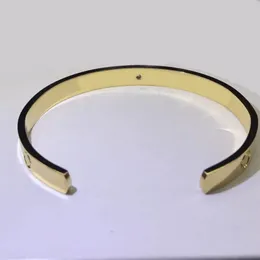 Öffnung C Armreif Frauen Edelstahl Schraubendreher Paar Gold Armband Männer Modeschmuck Valentinstag Geschenk für Freundin Accessoires Großhandel