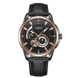 Orologi di design Rolando Darth Vader multifunzionale automatico da uomo busins impermeabile scava fuori marchio di orologi 1WCS