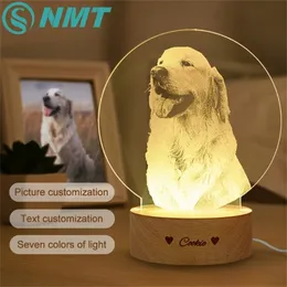 Drop Potext Индивидуальный 3D Night Light для Леона Kroiss 220623