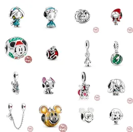 Lose Perlen aus 925er-Sterlingsilber für Original-Pandora-Halsketten, luxuriöse Perlen-Charms, Damenarmbänder, Modeaccessoires, Armreif-Anhänger, DIY-Damenschmuck, Geschenke