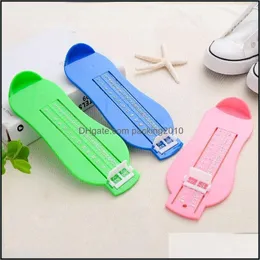 Novelty Items Home Decor Garden Child Shoes Size Measuring Rer Tool Mti Color Plastic Infant Foot Measure Gauge 3 9Bd C R Drop Delivery 20