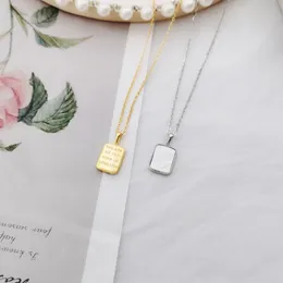 Catene lettere guscio a due crane laterali donna 100% 925 sterling argento nacklace gioielli catena clavicola ciondoli per le donne regalo per donne