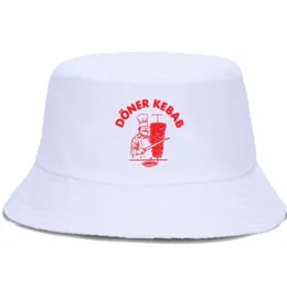 Doner Kebab Fashion Print Fishermans Caps Unisex Outdoor Bucket Hat Casual Summer Fishing Hats Foldable Hip Hop Beach Cap 220617