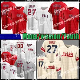 Mike Trout Shohei Ohtani Los Angeles Baseball Jersey Anthony Rendon Noah Syndergaard David Fletcher Jack Mayfield Luis Rengifo Jo