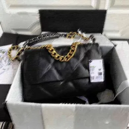 Fashion Flap Cross Body Bags 2022 marka luksusowe projektanci kobiety torebka złoty łańcuch ramię to portfel Pochett Portfel z kopertami czarny
