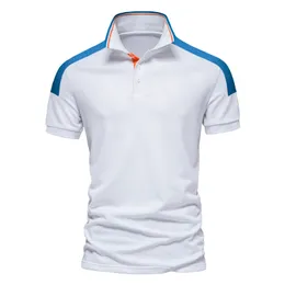 AIOPESON Polo anti-pilling per uomo Moda semplice casual Mens Polo manica corta uomo abiti firmati 220606