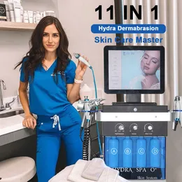Professional Multi-Functional Beauty Equipment 11 In 1 Hydra Water Deep Cleaning Hydradermabrasion Facial Lifting Antiwrinkle Treatment Machine For Commercial