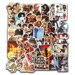 Su geçirmez 10/50 PS Anime Adesivos ATAQUE NO TITAN DECALQUE PARA O TELEFONE PORTTIL CASO GUITARRA BICICLETA DO Carro Crianas Yasal Misturado Araba Sticker