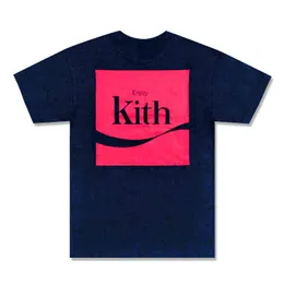 Kith New York Limited Ronde Achter de Wereld Korte Mouwen Zomer Mannen en Vrouwen Design Gevoel Nisza Zijn Losse T-Shirtt220721
