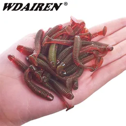 Wdairen 48cm 08g Impact Ring Shad Fishing Lure Worm Soft Silicone Bait Jigging Wobblers lockar Artificial Swimbait Pesca Tackle 220726
