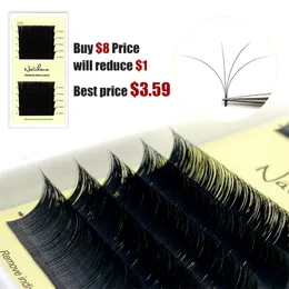 Natuhana Easy Fan Volume Lashes Automatisk blommande Cil False Silk Eyelashes Auto Fanning Bloom Eye Extension Makeup 220623