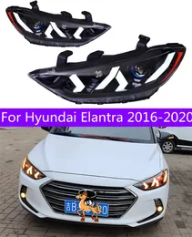 High Beam LED Head Light Parts For Elantra 20 16-20 20 Front Headlights Replacement Lamborghini Type DRL Daytime Light