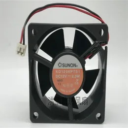 Original SUNON 6025 KD1206PTS1 DC12V 2.3W 60x25MM Two-Wire ...