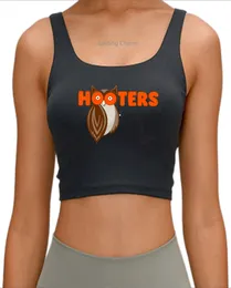 Bagian Sendok Dan Garpu Hooter Crop Top Wanita Kasual Olahraga Top 220613