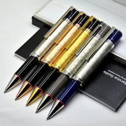 wholesale 2022 New Limited Edition Andy Warhol Ballpoint Unique Metal Reliefs Barrel Office School Stationery High Quality Monte Writing Ball Pen As Gift