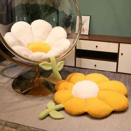 Cm Soft Floral Plush Cushion Mat Filled Plant Flower Futon Beautiful Dolls Floor Chair Back Decor J220704