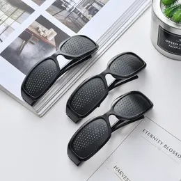 Sunglasses Vision Care Pin Hole Men Women Anti-myopia Pinhole Glasses Eye Exercise Improve Eyesight Natural Healing GogglesSunglasses