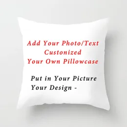 Pillow Case RULDGEE Kpop Picture Print Pillowslip Pet Wedding Personal Life P os Customize Gift Home Cushion Cover Pillowcase Pillow 220714