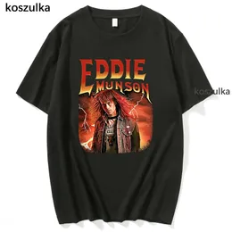 Stranger Things 4 Eddie Munson T Shirts Cotton TShirt Women TShirts Men Sweatshirt Vintage Summer Tshirt Harajuku Tops 220706