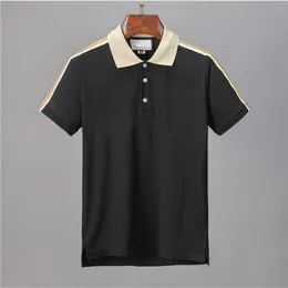 Men's T-shirts Polos Top Quality Short Sleeved Summer Cotton Embroidery Luxury T Shirt Designer Polo Shirt Hig 220418