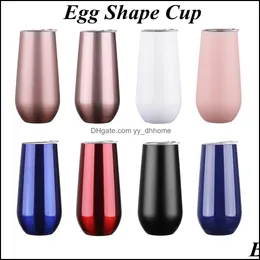 Mugs Drinkware Kitchen Dining Bar Home Garden Ll Egg Cups Stainless Steel Drinking Cup Vaccum Insation Ice Drink Milk Dhnv7