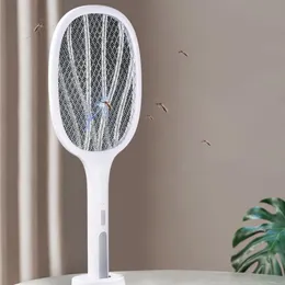 Night Lights Kills Flies Zapper Lamp Portable Insect Killer Summer Swatter Electric Mosquito Racket Bug Antimosquito Rechargeable