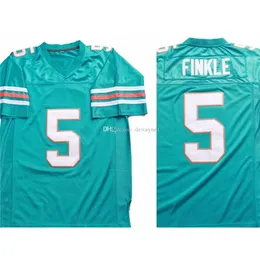 Nikivip Wholesale Ray Finkle Ace Pet Detective Movie Men's Football Jersey Film All Stitched Teal Color