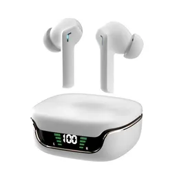 G06 NEW Bluetooth 5.3 Cell Phone Earphones ENC Noise Cancelling Wireless Bluetooth Headsets Digital Display Gaming Headset