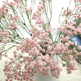 الزهور الزخرفية الزهور أكاليل مصطنعة لحفل زفاف مزيف غرفة نوم ديكورشيون اثنين شوكة 90 زهرة رؤساء Flores غرفة المعيش
