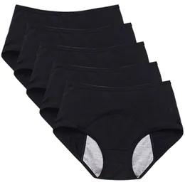 5 pezzi mutandine mestruali slip periodo a prova di perdite lingerie donna sexy maglia traspirante confortevole biancheria intima fisiologica 220422