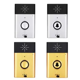 Trådlös Doorbell Voice Intercom 300m Distance Outdoor Transmitter Indoor Receiver Intelligent med fast pasta