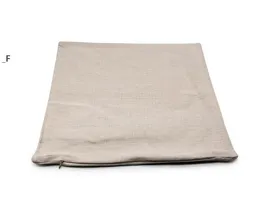 40*40 cm sublimacja pusta poduszka obudowa solidne kolory poduszki kieszonkowe Pokrywy spersonalizowane poliestrowe lniane poduszka poduszka DIY Prezent BBA13520