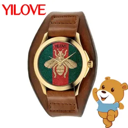 Uomini di lusso Tiger Ape Snake Orologio Orologio Orologio Cintura Classica Classica Outdoor Sport 18K Gold Round Multifunzionale Mano Orologio da polso