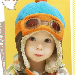 CAPS HATS TODDLERS COOL Baby Boy Girl Spädbarn Vinterpilot varm Cap Hat Beanie för Kidscaps