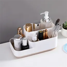 Makeup Organizer Box Cosmetic Storage Drawer toalettbord Container Sundries Fall 210309