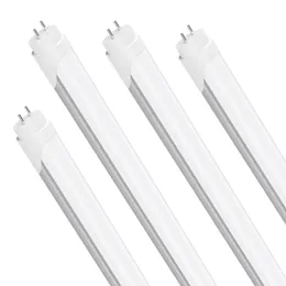 US Stock T8 LED Tube Lights 4ft G13 Dural Row Clear Cover Frosted Covers 5000K 28W Daglicht Wit Garage Shop Office Lights