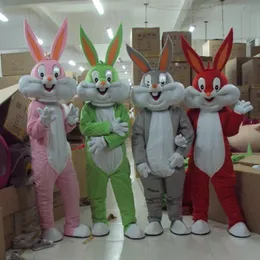 Stage Fursuit Easter Bunny Mascot Costumes Carnival Hallowen Gifts Unisex Adults Fancy Party Games Outfit Holiday Celebration Cartoon Character Outfits